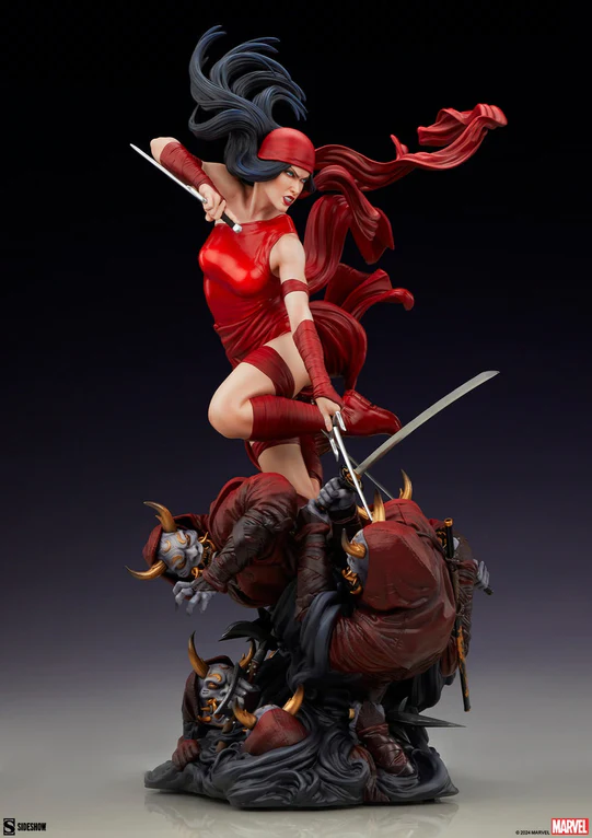 SIDESHOW ELEKTRA PREMIUM FORMAT 1/4 SCALE STATUE