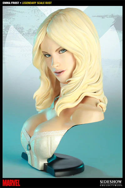 Sideshow Collectibles Marvel Legendary Scale Bust Emma Frost Exclusive