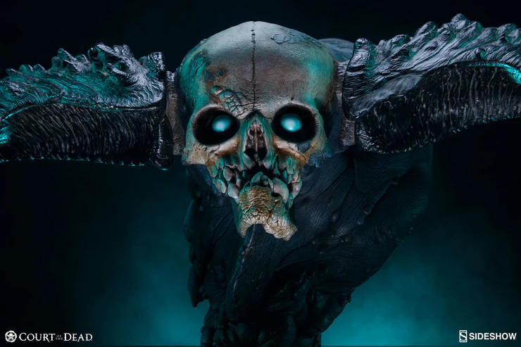 Sideshow Collectibles Court Of The Dead Legendary Scale Bust Executus Reaper Oglavaeil