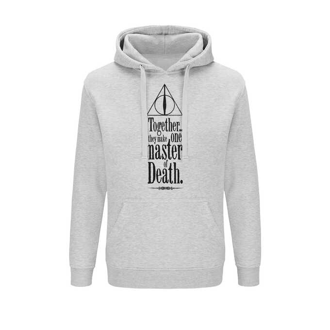 Harry Potter Gray Deathly Hallows Hoodie
