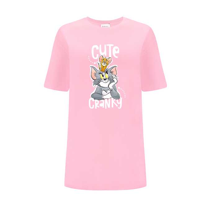Tom & Jerry Pink T-Shirt