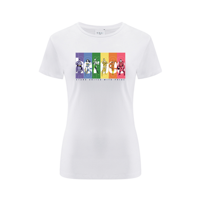 Justice League DC Biały T-Shirt