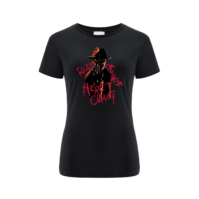 Nightmare of Elm Street Horror Black T-Shirt