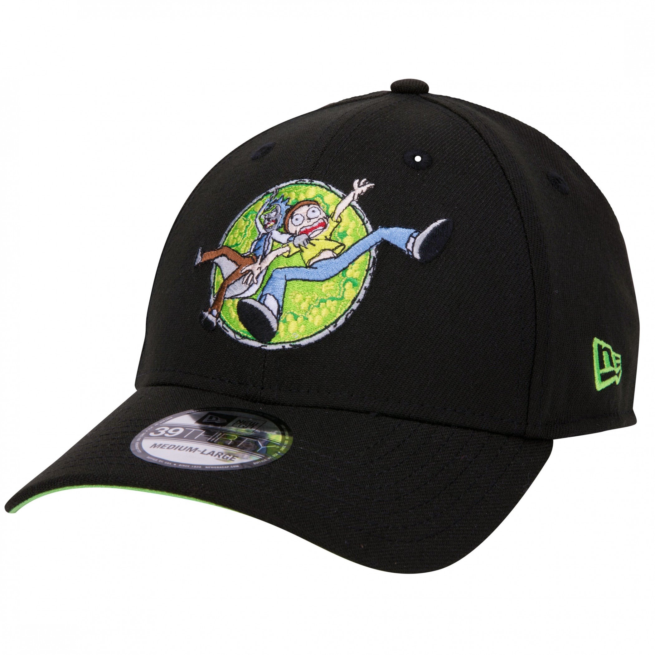 Rick and Morty Escape Through The Portal New Era 39Thirty Fitted Hat