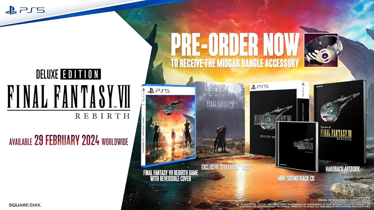 Final Fantasy VII Rebirth [Deluxe Edition] PLAYSTATION 5