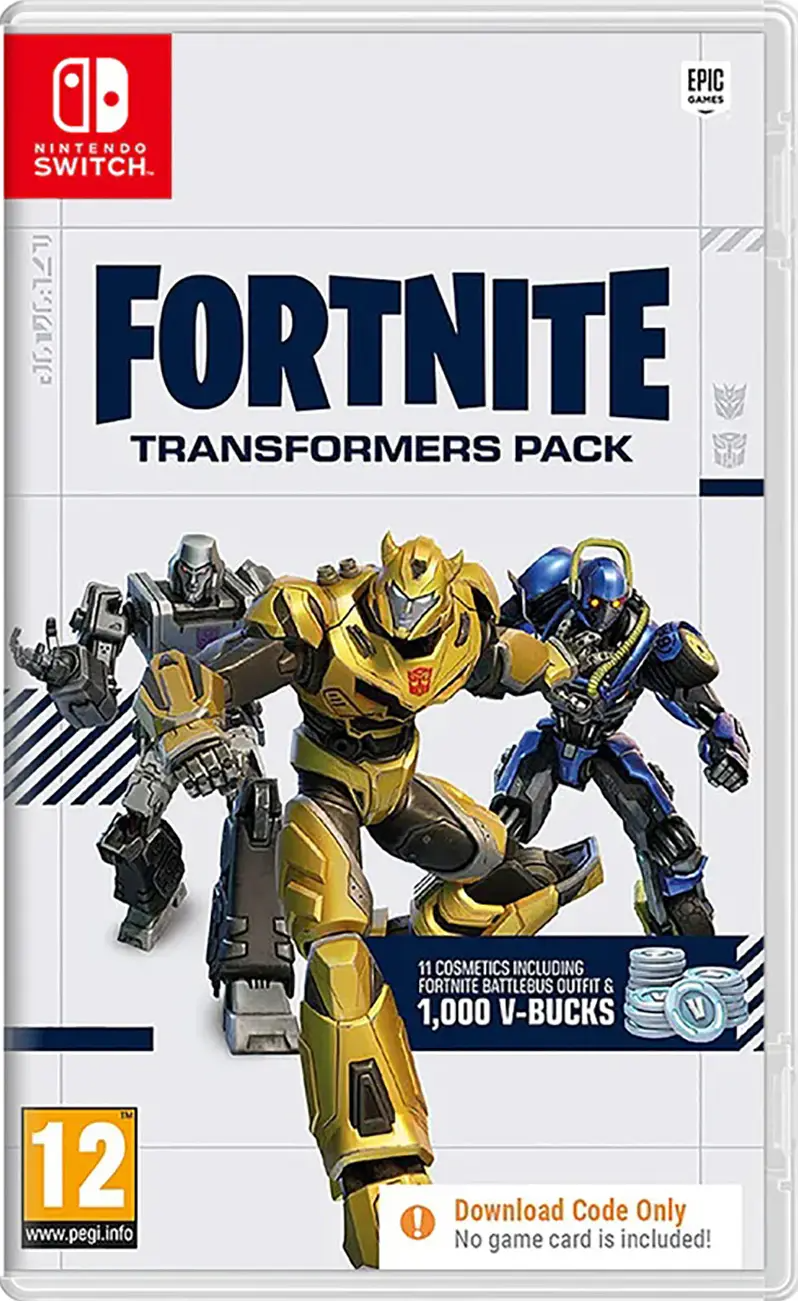 Fortnite: Transformers Pack (Code in a box) Nintendo Switch