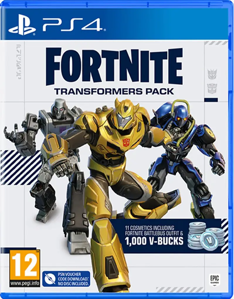 Fortnite: Transformers Pack (Code in a box) PLAYSTATION 4