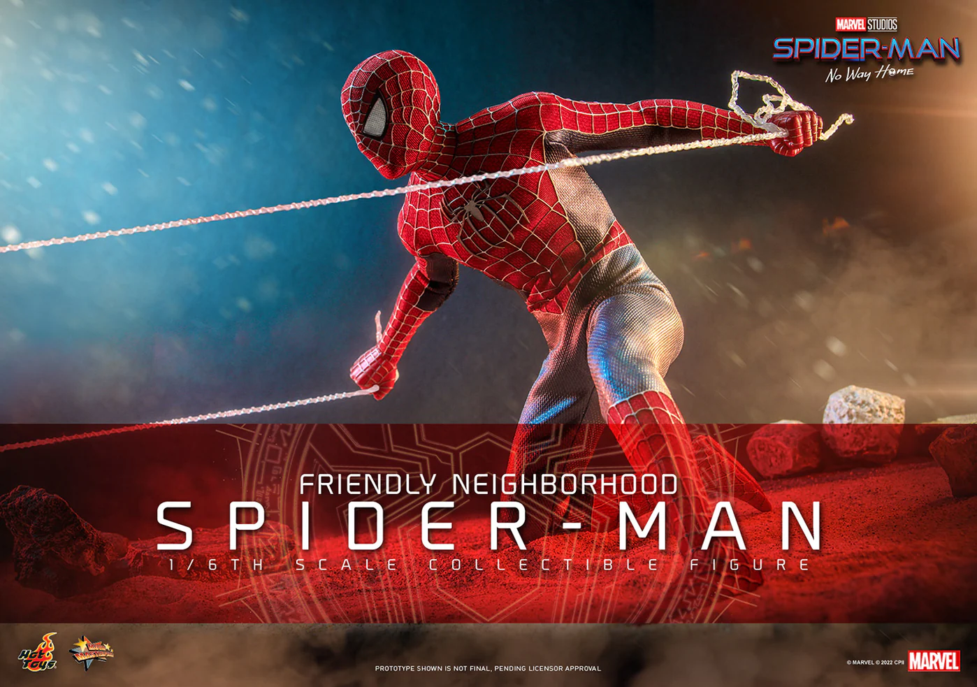 Marvel Comics Spider-Man No Way Home Friendly Neighborhood Spider-Man Toby Maguire 1/6 Scale 12" Collectible Figure