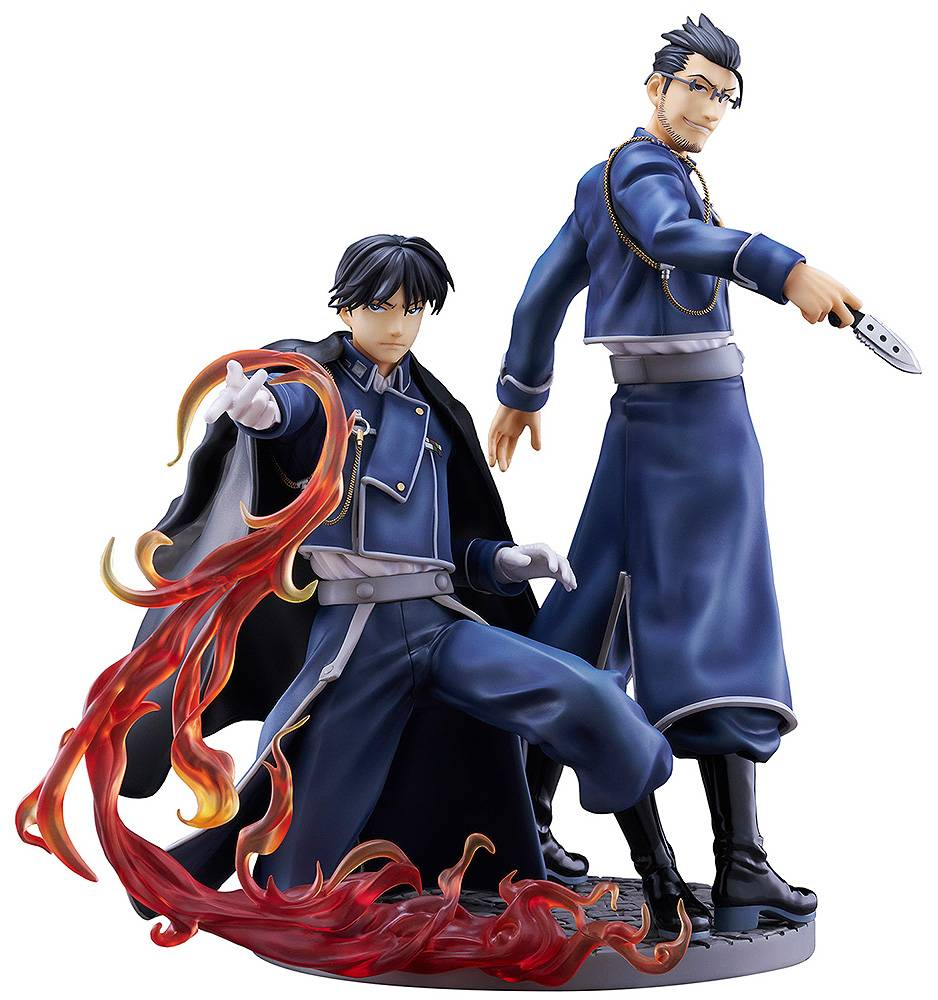 Fullmetal Alchemist Brotherhood Mustang Roy & Hughes Maes 1/7 Friend Ver