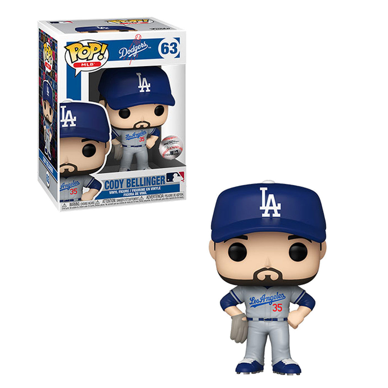 MLB Pop! Series 4 Cody Bellinger Los Angeles Dodgers Gray Uniform