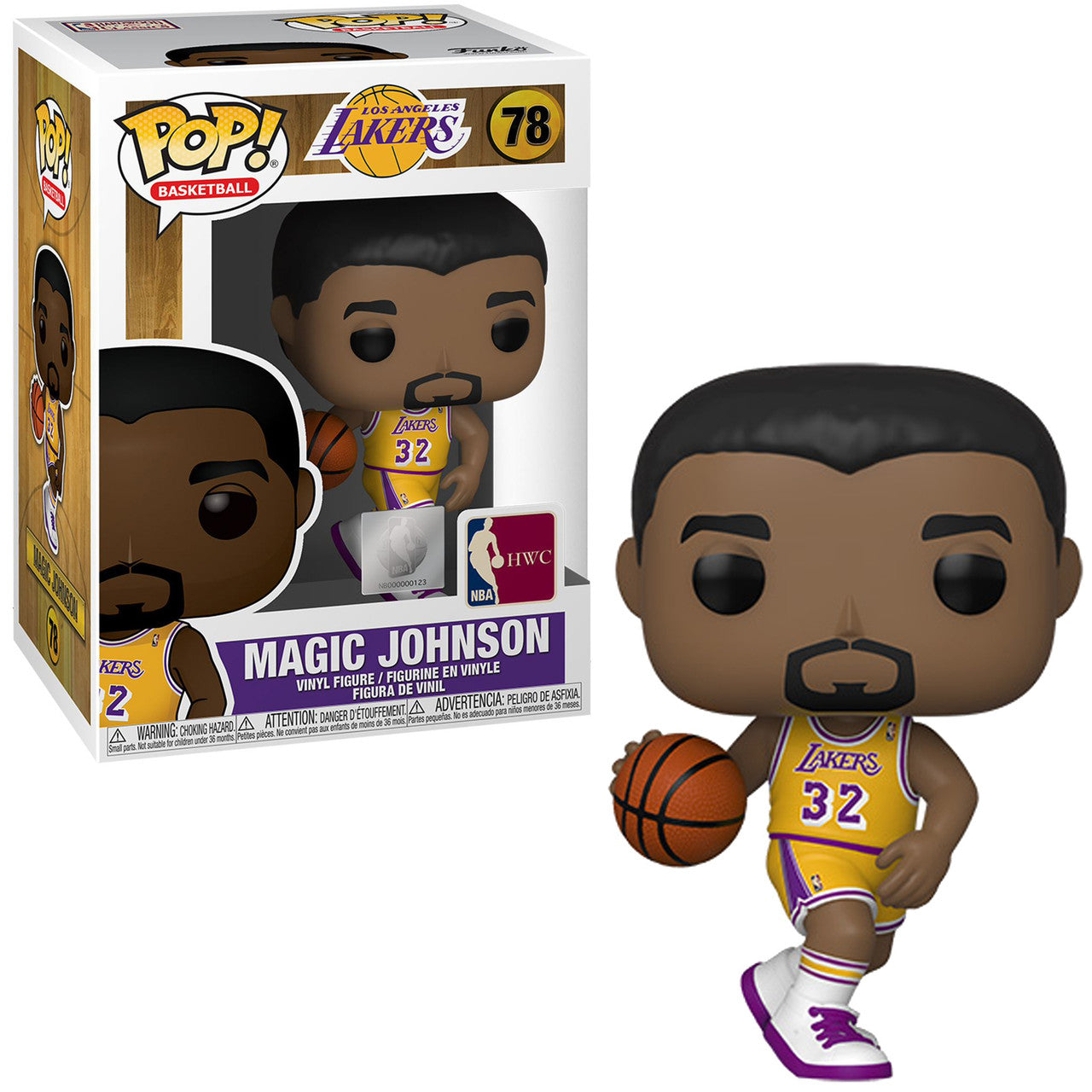 Pop! Magic Johnson Los Angeles Lakers NBA Legends