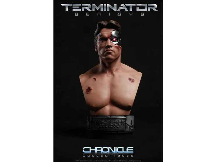 Terminator Genisys 1/2 Scale Bust T-800 Battle Damaged
