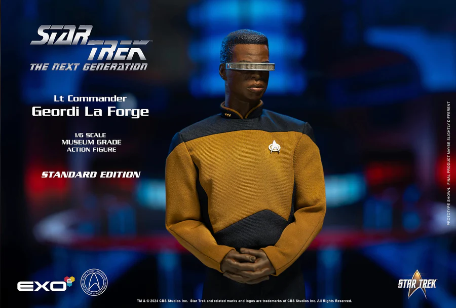 Star Trek The Next Generation Geordi La Forge Standard Ver 1/6 Scale 12" Collectible Figure