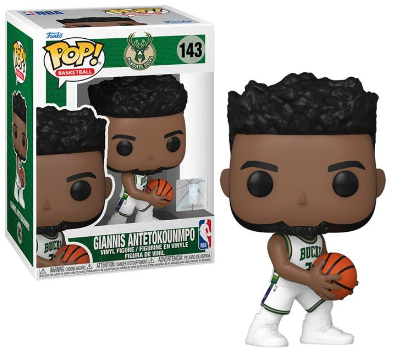 Pop! Series 8 Giannis Antetokounmpo Milwaukee Bucks City Edition NBA