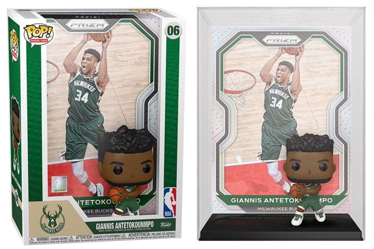 Pop Panini Prizm NBA Trading Cards Giannis Antetokounmpo Milwaukee Bucks