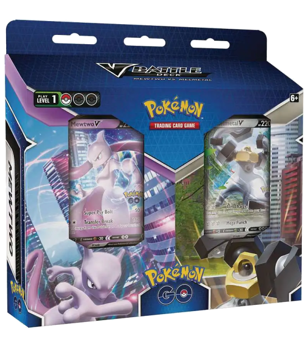 Pokemon Go! MewtwoV & MelmetalV V Battle Deck Bundle