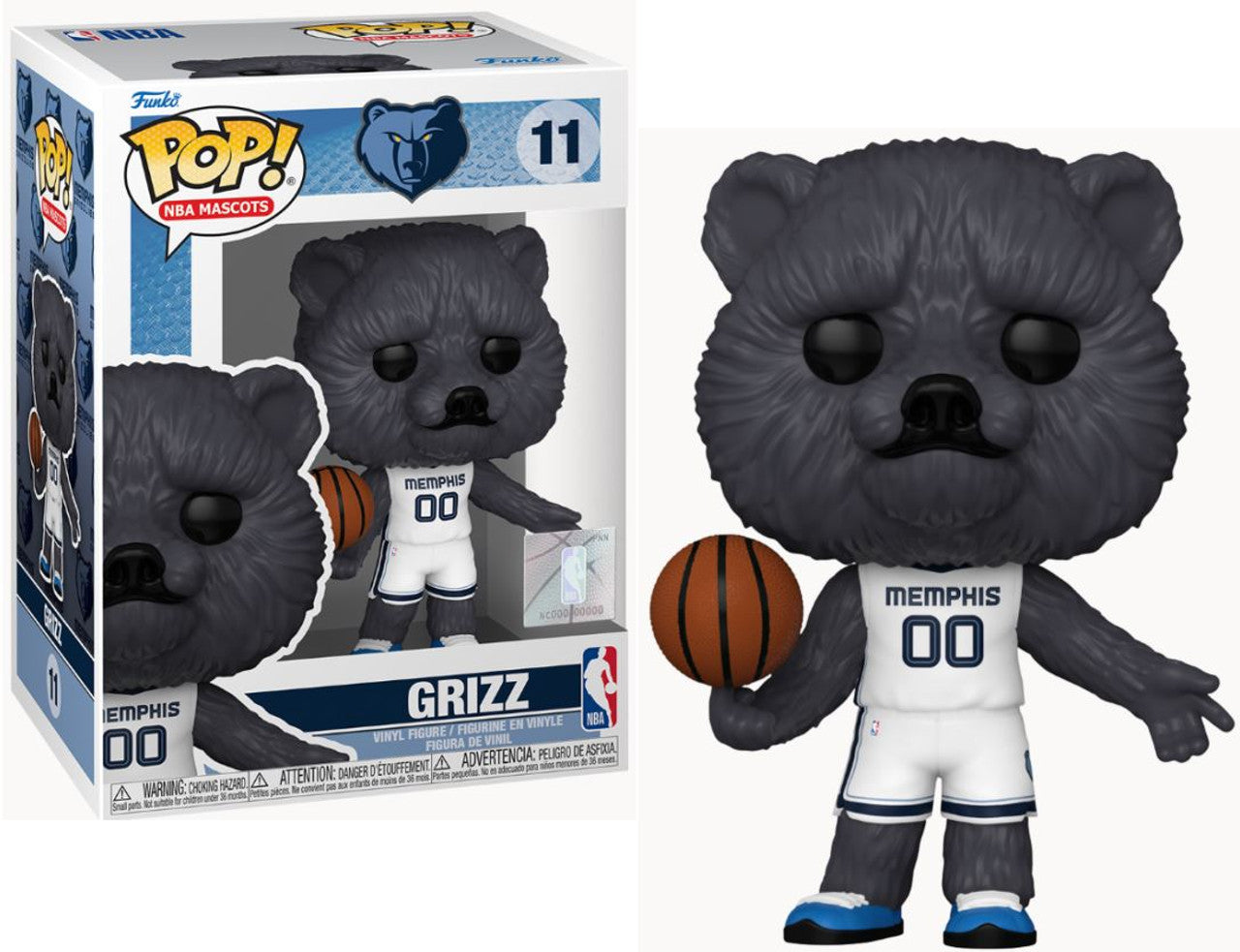 Pop! NBA Mascots Grizz Memphis Grizzlies