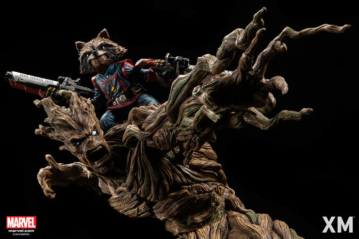 Marvel Statue 1/4 scale Rocket and Groot
