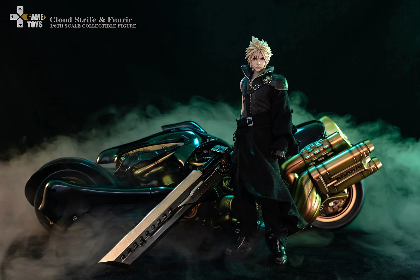 FINAL FANTASY 7 CLOUD STRIFE & FENRIR