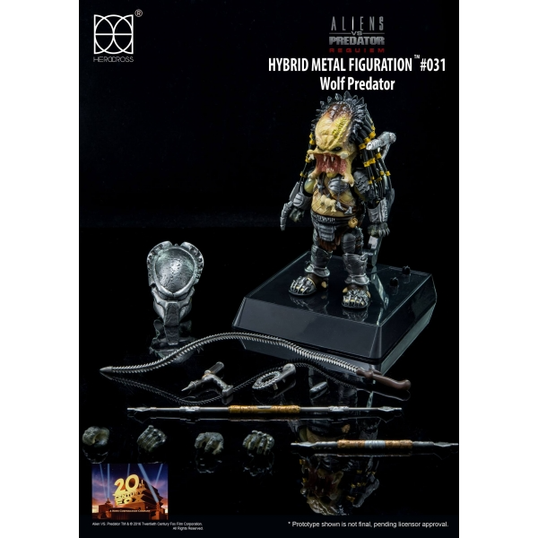 Hybrid Metal Action Figuration AVP Wolf Predator