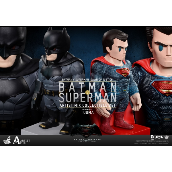 BvS Dawn of Justice Batman & Superman Artist Mix Collectible Bobble-Head