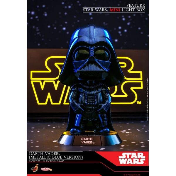 Star Wars Episode VI Return of the Jedi Darth Vader Metallic Blue Version Cosbaby S Bobble-Head