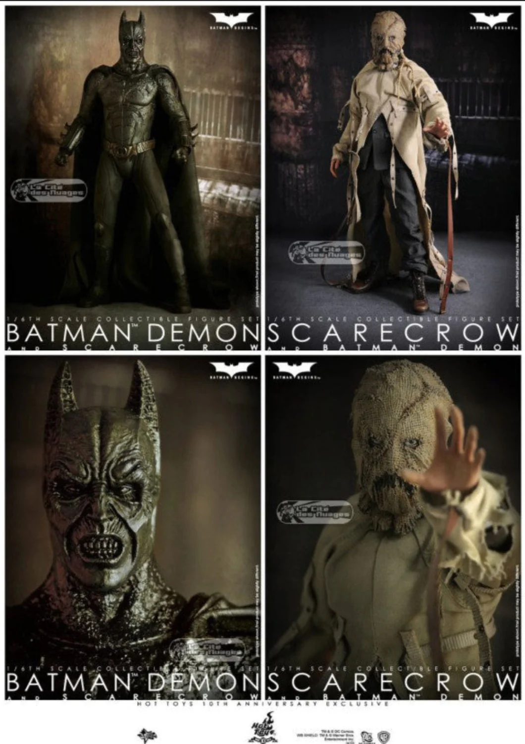 BATMAN BEGINS BATMAN DEMON AND SCARECROW