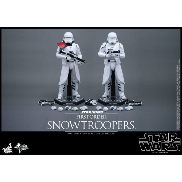 Star Wars The Force Awakens 1/6th scale First Order Snowtroopers Collectible Figures Set