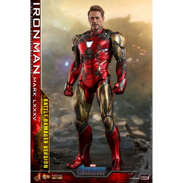 Avengers Endgame 1/6th scale Iron Man Mark LXXXV Battle Damaged Version
