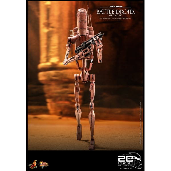 Star Wars Episode II Attack of the Clones 1/6th scale Battle Droid Geonosis Collectible Figure