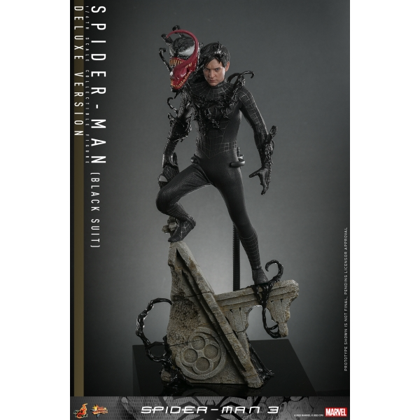 Spider-Man 3 1/6th scale Spider-Man Black Suit Collectible Figure Deluxe Version