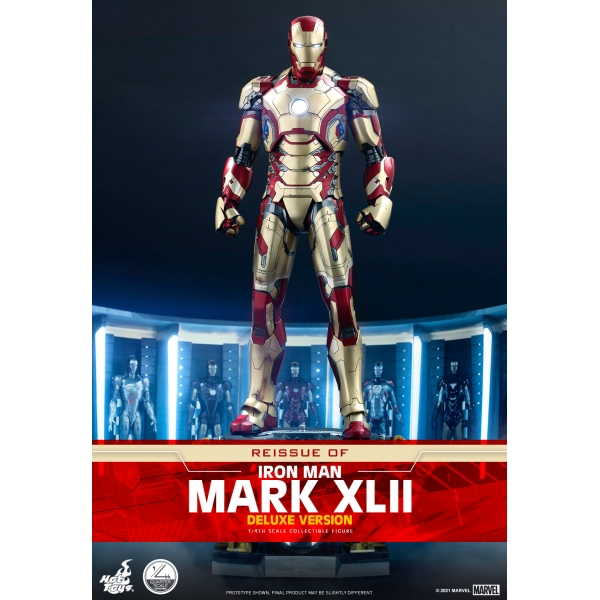 Iron Man 3 1/4th scale Mark XLII Collectible Figure Deluxe Version