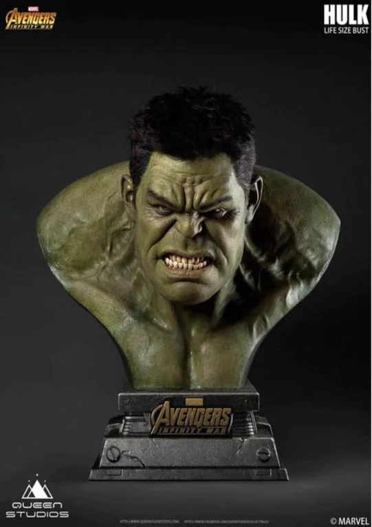 AVENGERS INFINITY WAR HULK LIFESIZE 1:1 BUST
