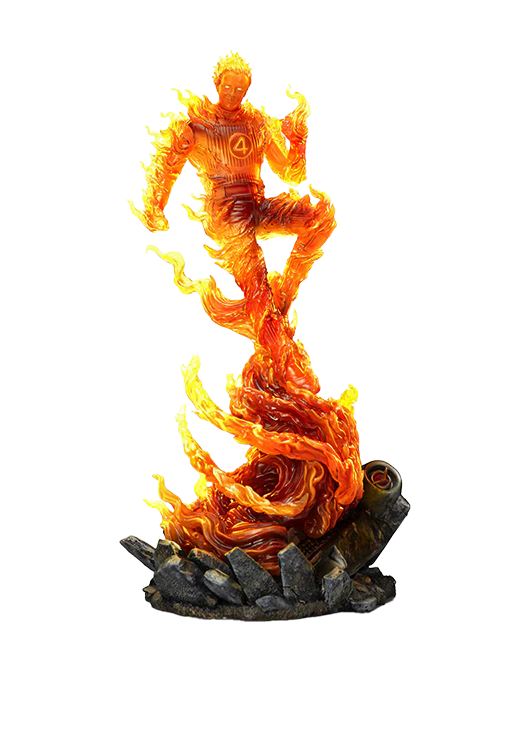 HUMAN TORCH THE FANTASTIC FOUR FIRST STEPSART 1/10 SCALE