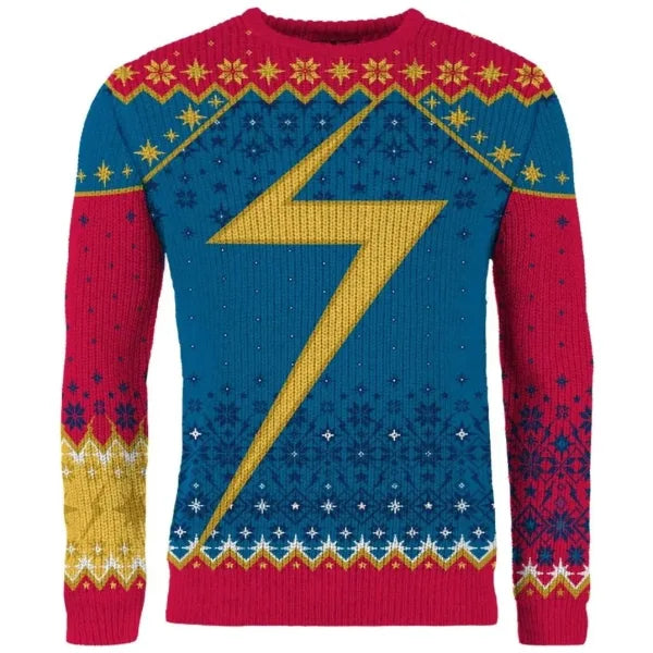 Ms Marvel Christmas Jumper
