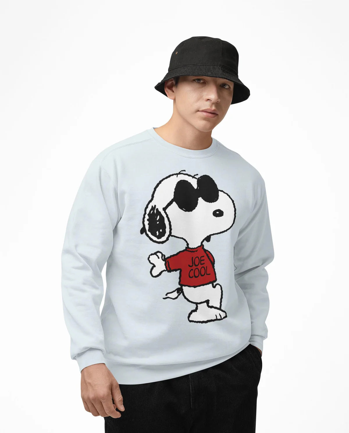 Peanuts Snoopy Joe Cool Old School Comic Geek Retro 80s 90s Official Sweatshirt