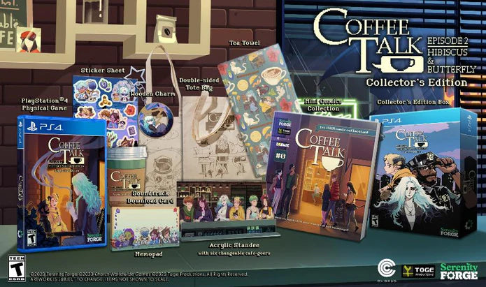 COFFEE TALK EPISODE 2 HIBISCUS & BUTTERFLY COLLECTORS EDITION PlayStation 4