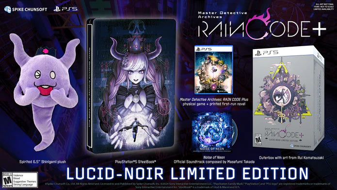MASTER DETECTIVE ARCHIVES: RAIN CODE PLUS LUCID-NOIR LIMITED EDITION PLAYSTATION 5