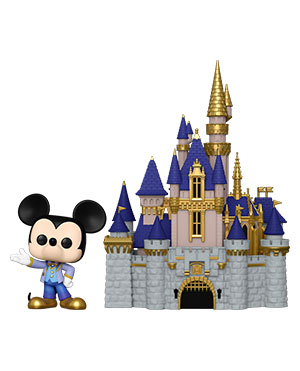 POP! Towns Disney 50th Anniversary Cinderella's Castle With Mickey Mouse