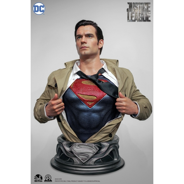 DC Justice League Superman life size bust