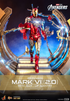 Marvel Comics The Avengers Iron Man Mark VI 2.0 with Suit-Up Gantry Diecast 1/6 Scale 12" Collectible Figure Set