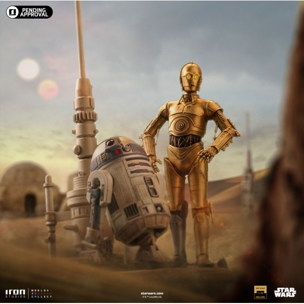 Star Wars C-3PO and R2-D2 Deluxe 1/10 Art Scale