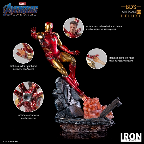 Avengers Endgame 1/10 Iron Man Mark LXXXV Deluxe BDS Art Scale