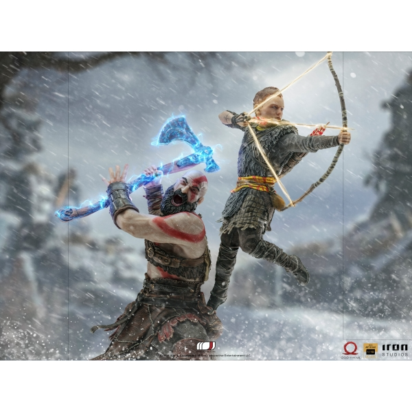 God of War 1/10 Kratos and Atreus BDS Art Scale
