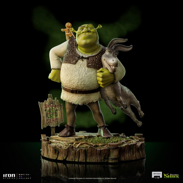 Deluxe Art Scale 1/10 Shrek Donkey and The Gingerbread Man