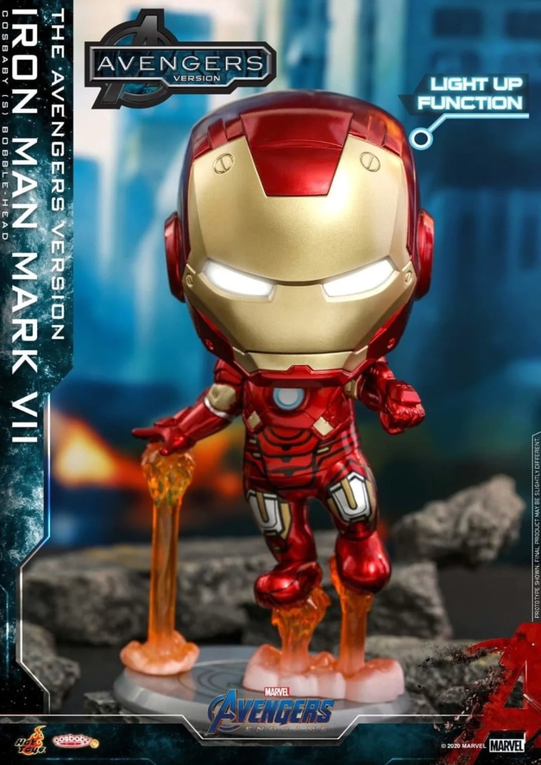 COSBABY IRON MAN MARK VII MARK 7 THE AVENGERS VERSION BOBBLE-HEAD
