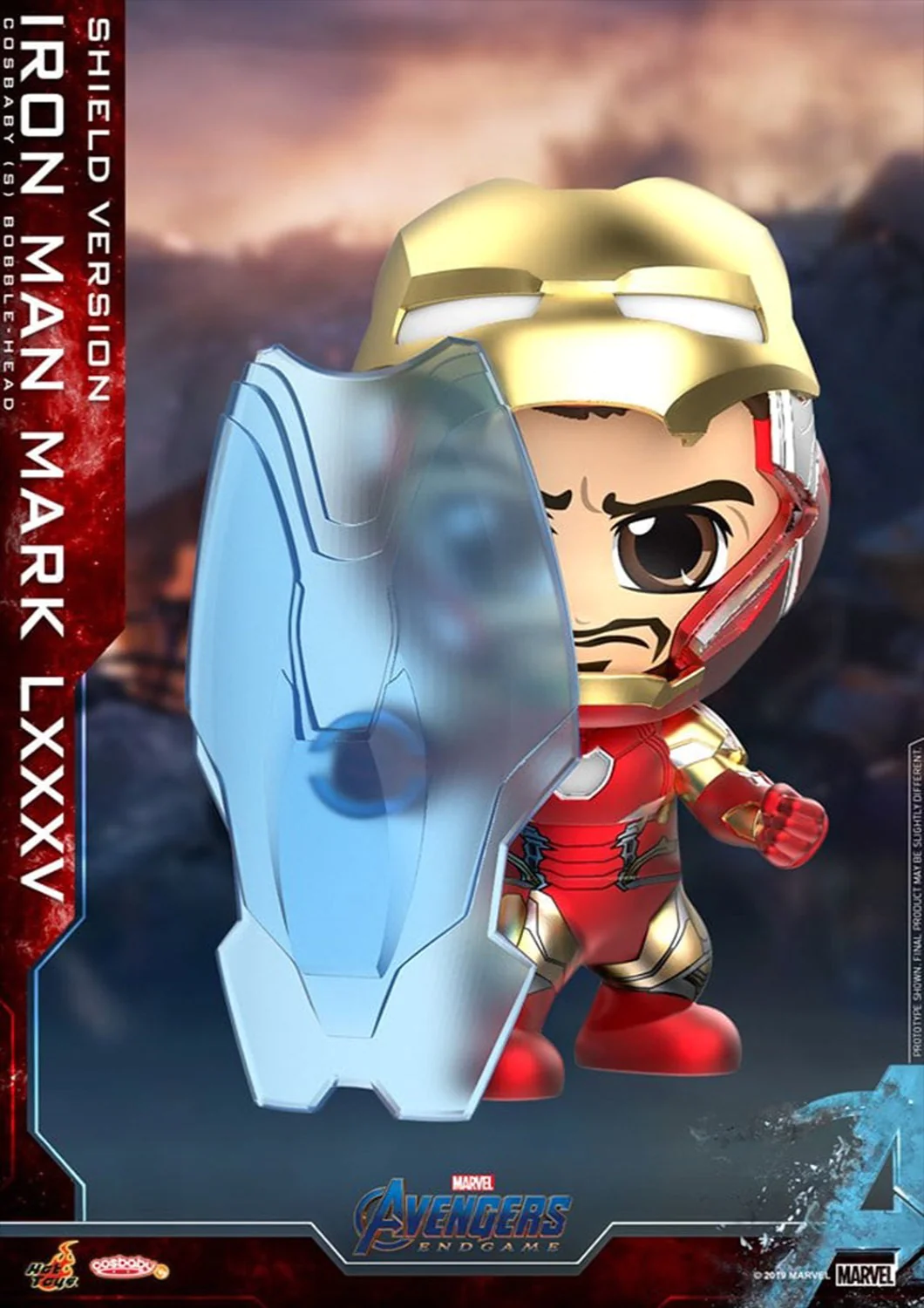COSBABY IRON MAN SHIELD VERSION BOBBLE HEAD