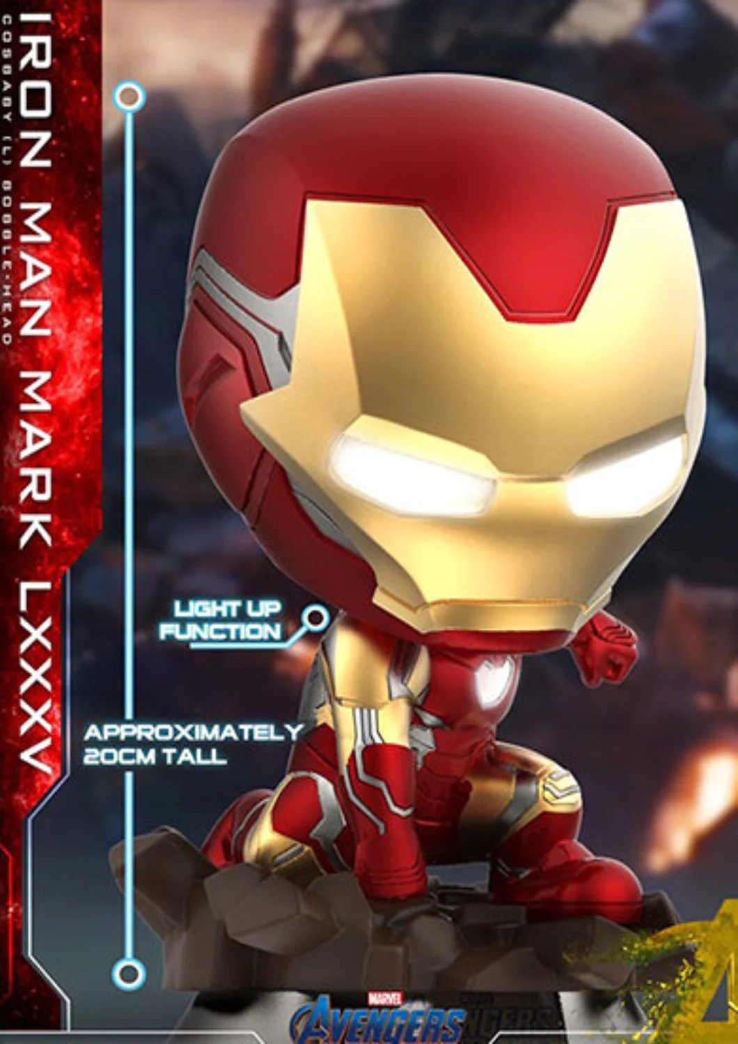 COSBABY L IRON MAN MARK 85 BOBBLE-HEAD