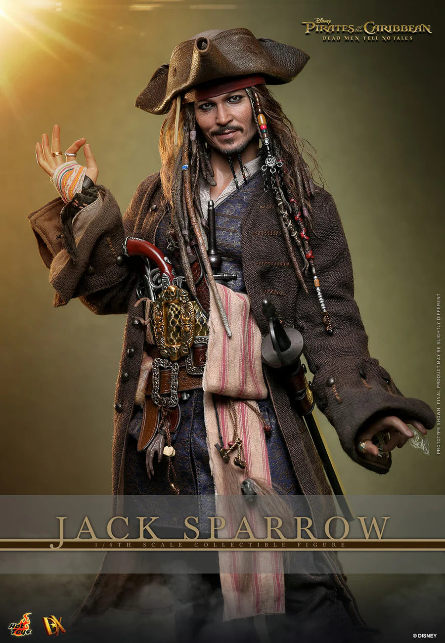 Pirates of the Caribbean Dead Men Tell No Tales Captain Jack Sparrow 1/6 Scale 12" Collectible Figure