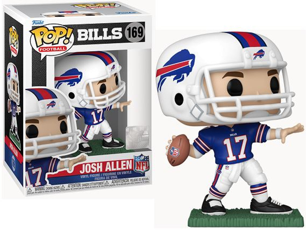 Pop! NFL Series 9 Josh Allen Buffalo Bills Away Jersey
